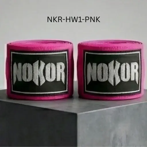 [NKR-HW1-PNK] Nokor Handwraps - Pink